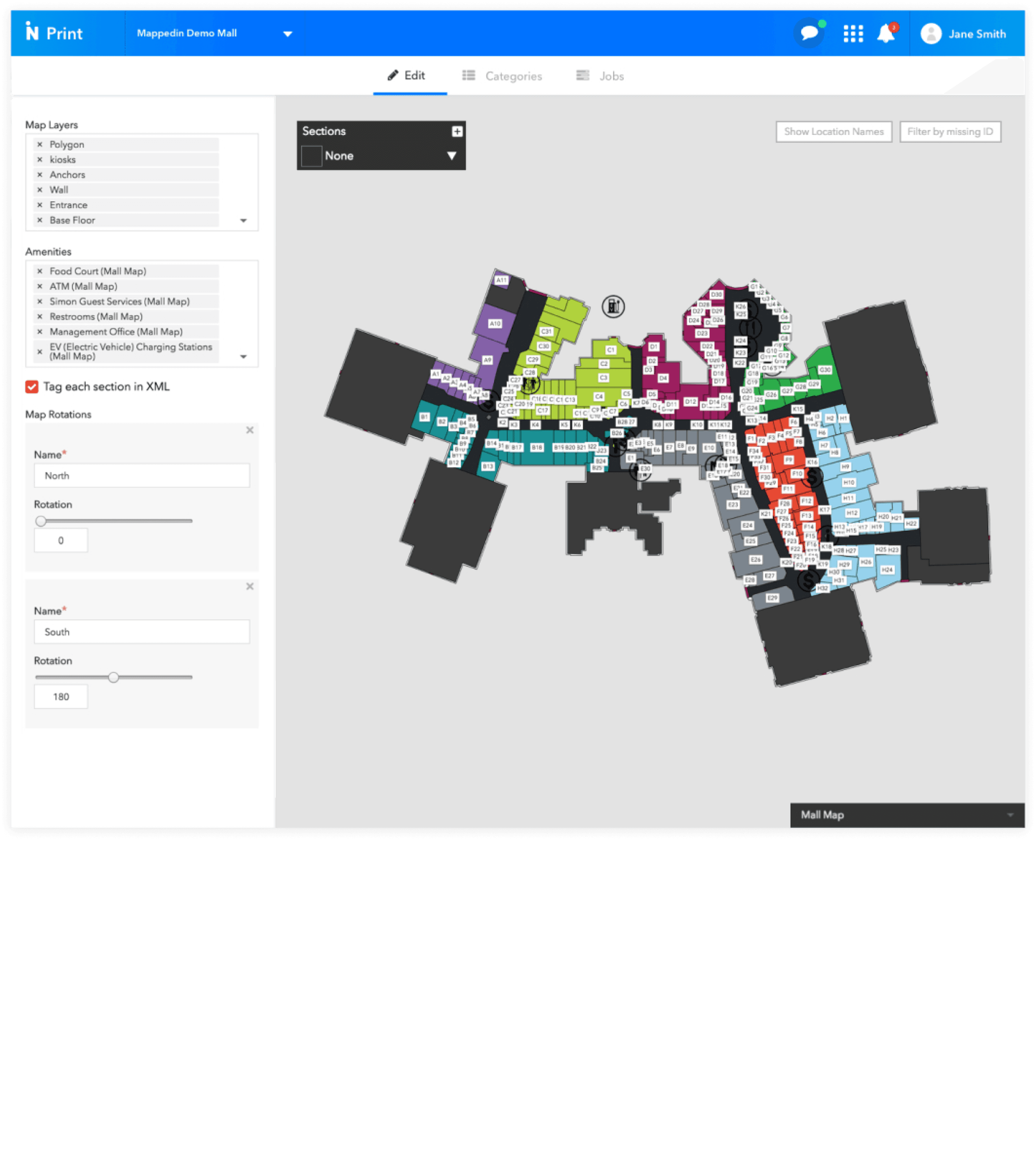 Generated vector map, identifier, and directory assets