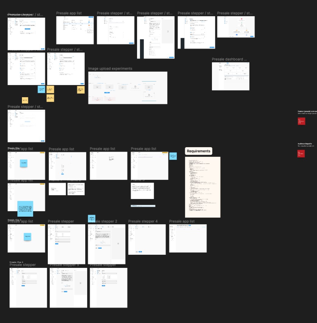 Event Hub interface design iteration