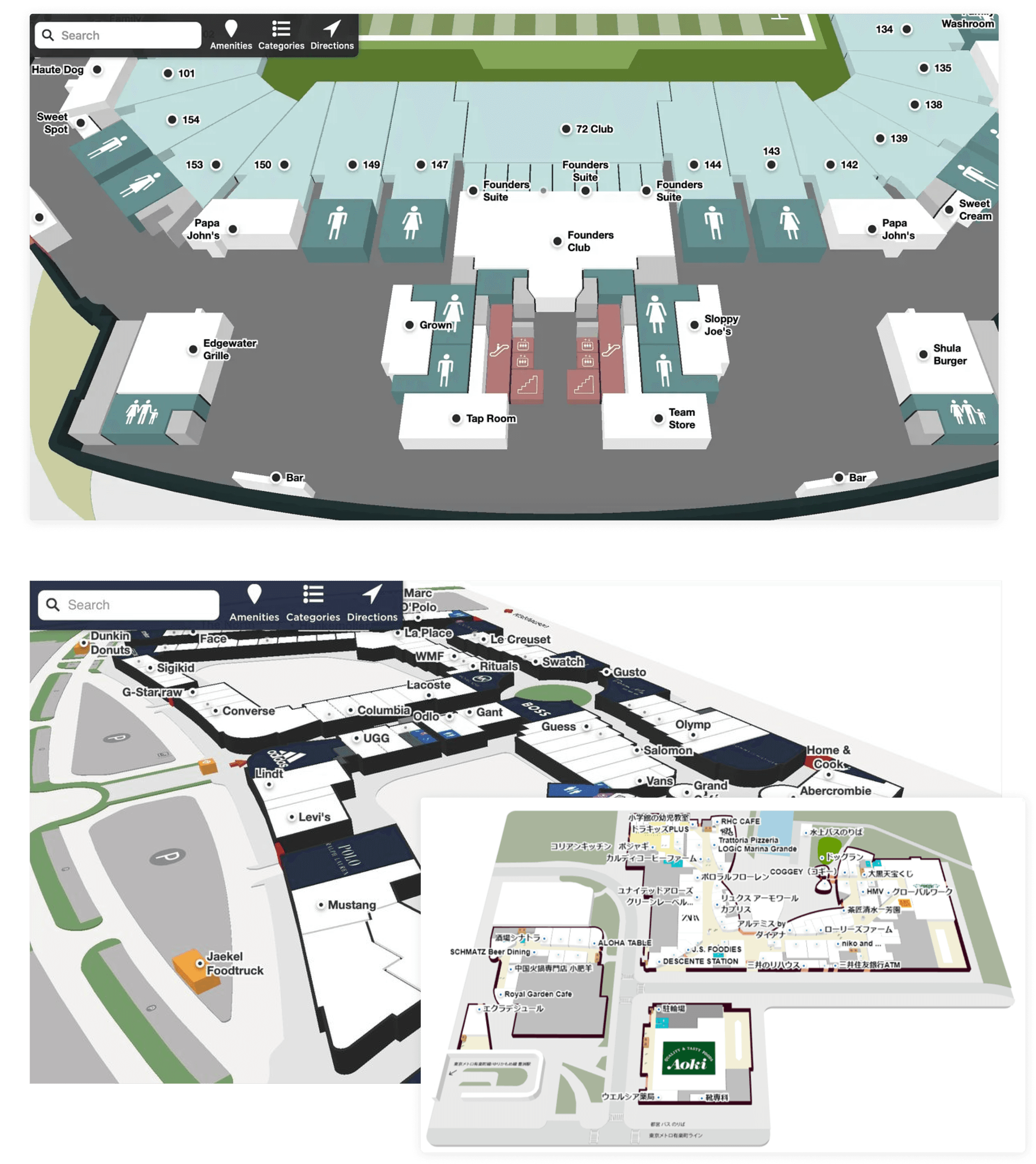 Responsive smart labels at different zoom levels