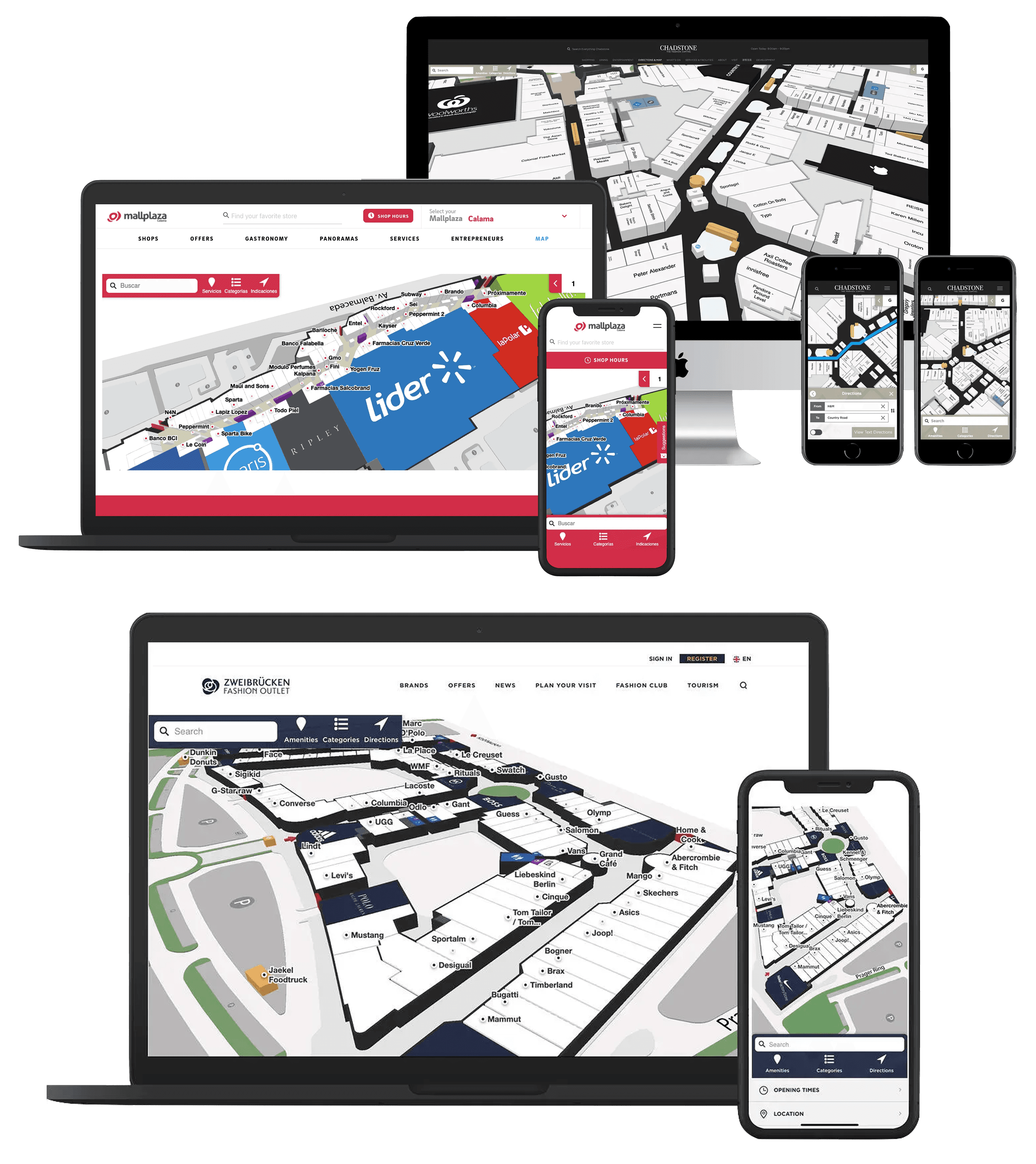 Customer theming controls for the web map